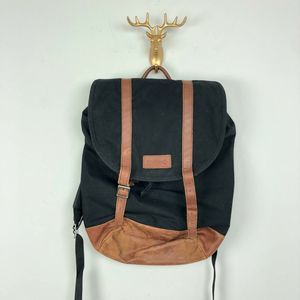 Red Fox Outdoor Equipment Backpack Canvas Leather